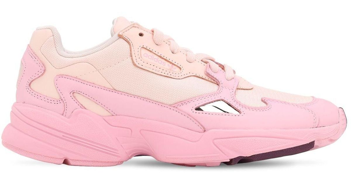 adidas falcon beige pink