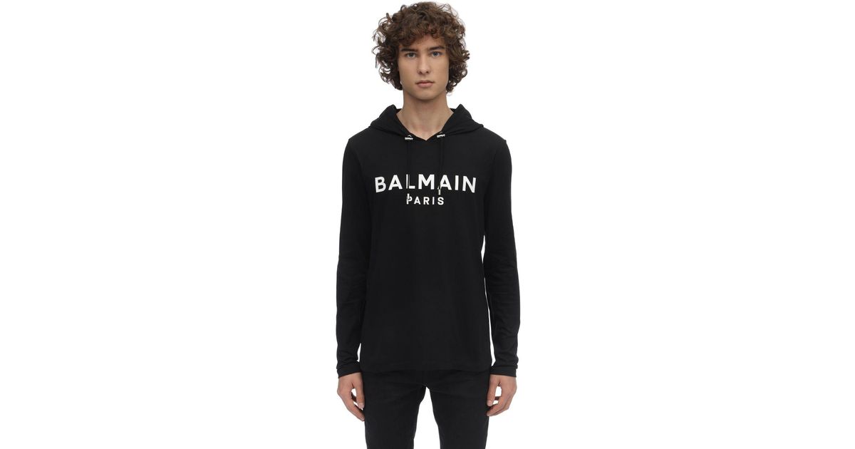 36 Black Cotton Hooded T Shirt Gif