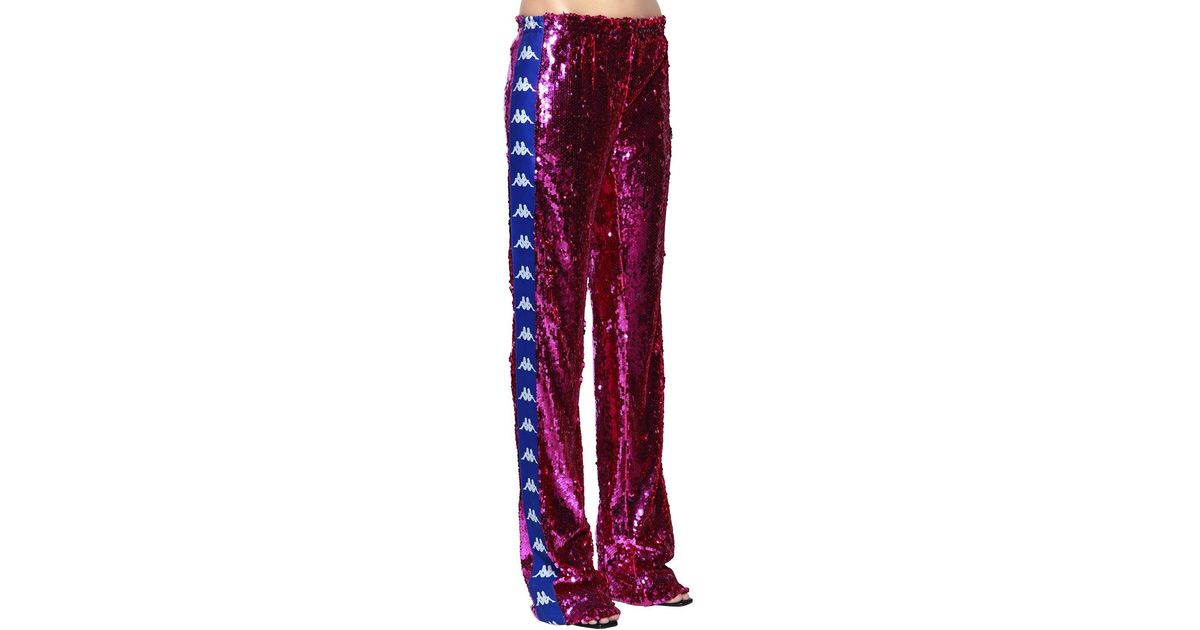 Faith Connexion Kappa Sequined Track Pants | Lyst