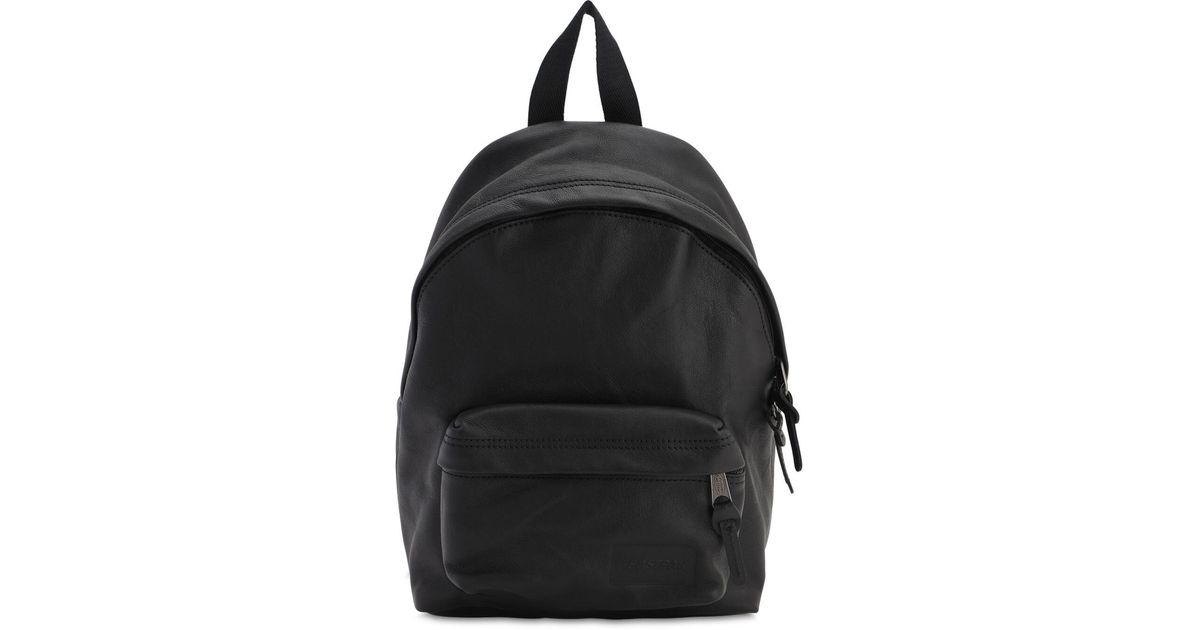 Eastpak Leder 10l Lederrucksack "orbit" in Schwarz Lyst AT