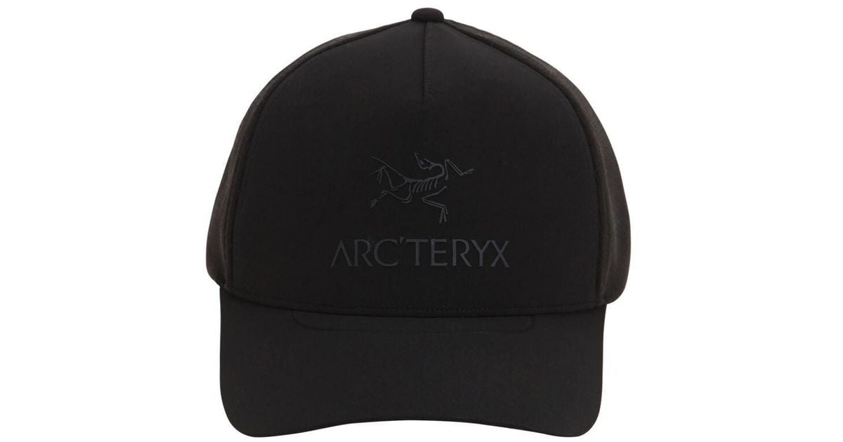 Arc'teryx Logo Tech Trucker Hat in Black for Men