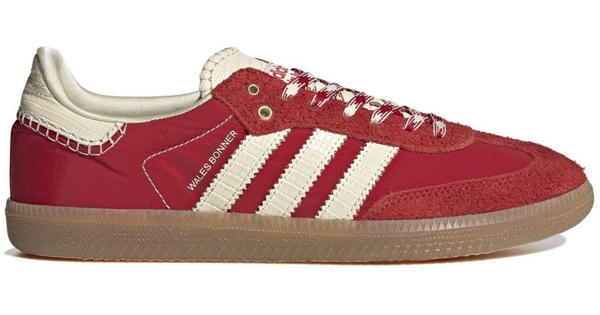 Adidas Samba Wales Bonner Red White Gum GY6612 - Seplope