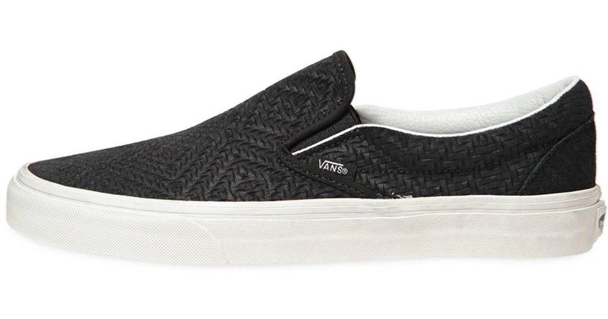 slip on vans cuir