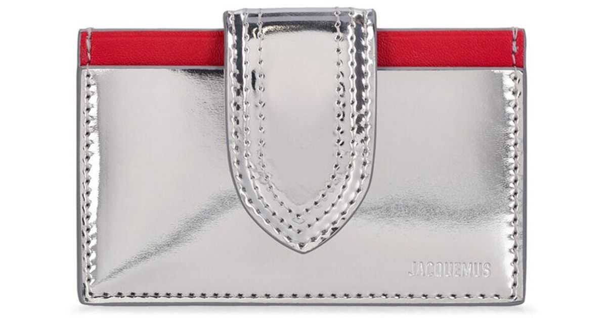 Jacquemus Le Bambino Laminated Card Holder in White Lyst UK