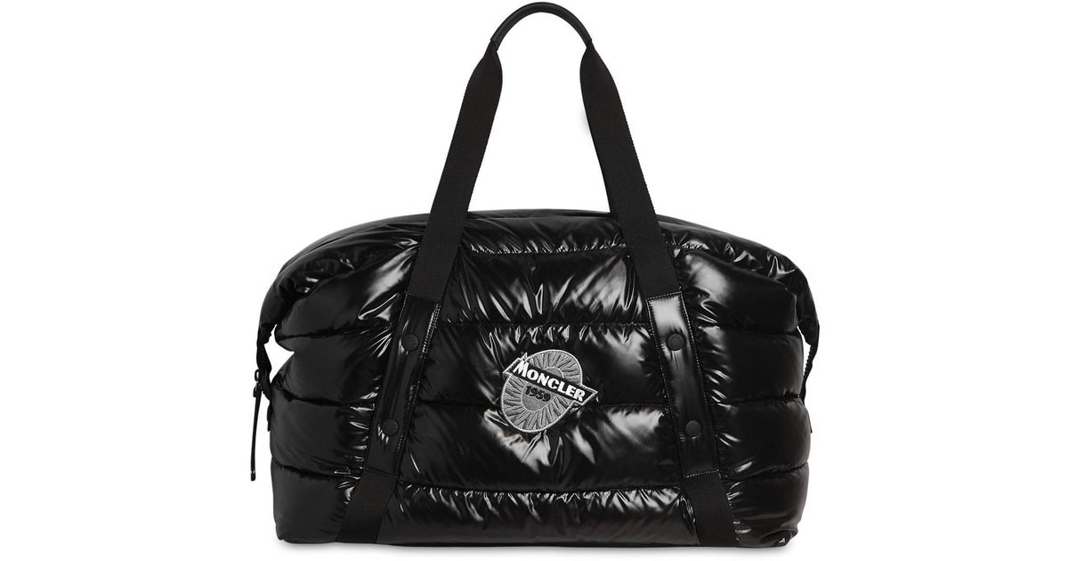 Moncler Mayenne Duffle Bag in Black for Men | Lyst