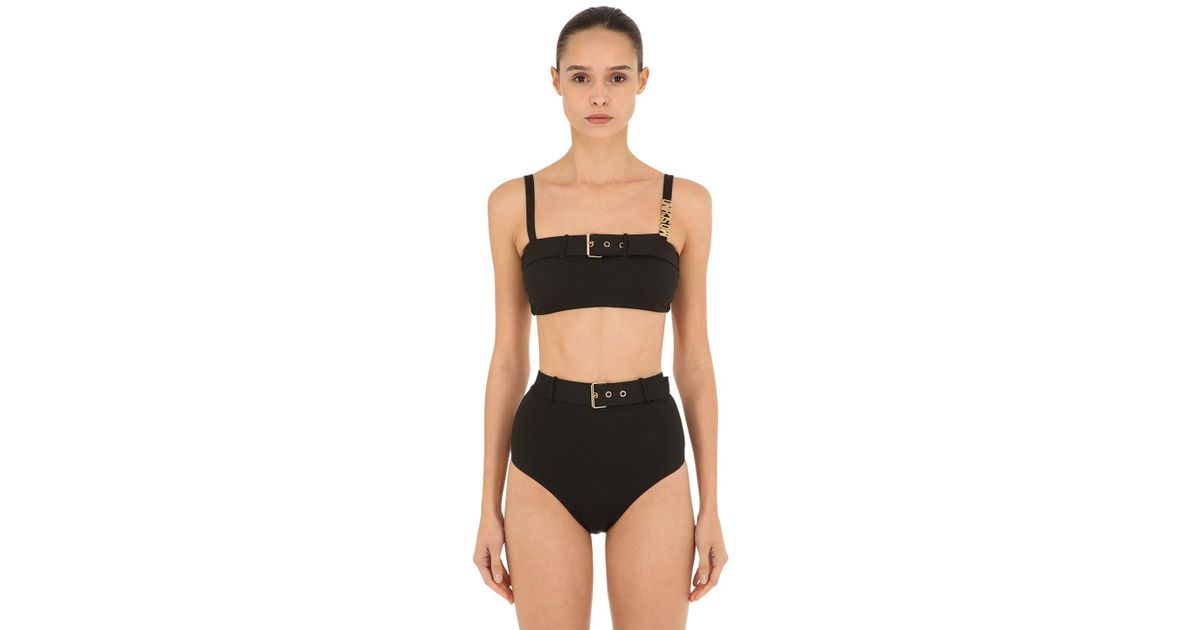 moschino buckle bikini