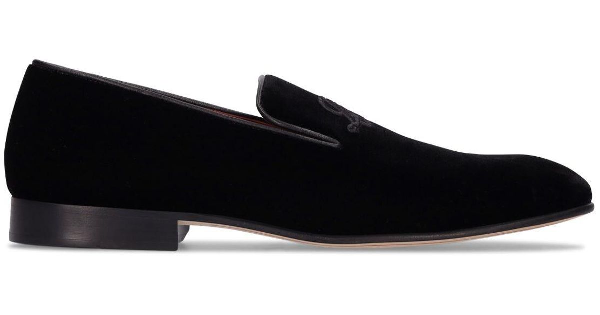 Loro Piana 20mm Lp Anagram Loafers in Black | Lyst