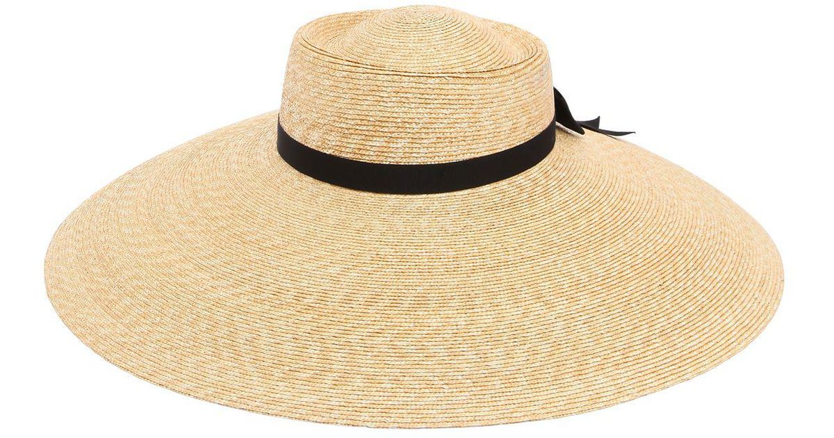Gucci wide brim straw hat Clearance