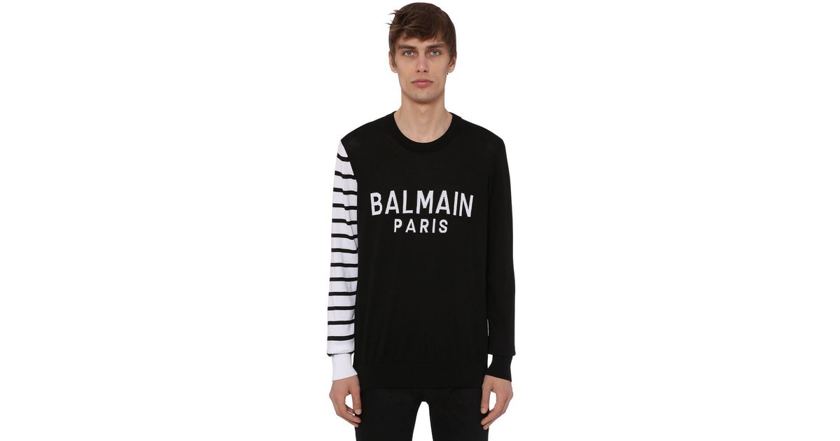 balmain crewneck sweater