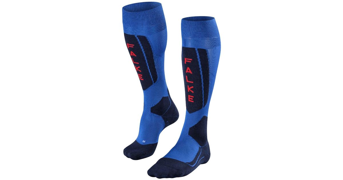 Falke Sk5 Techno Ski Socks in Blue for Men Lyst