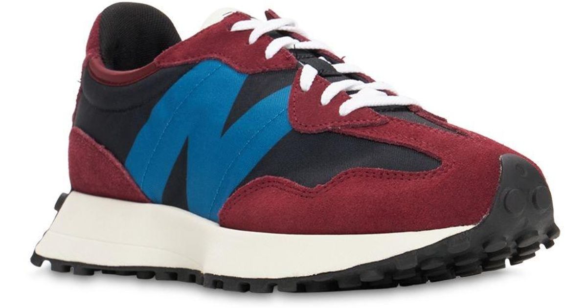 new balance 327 leather and mesh