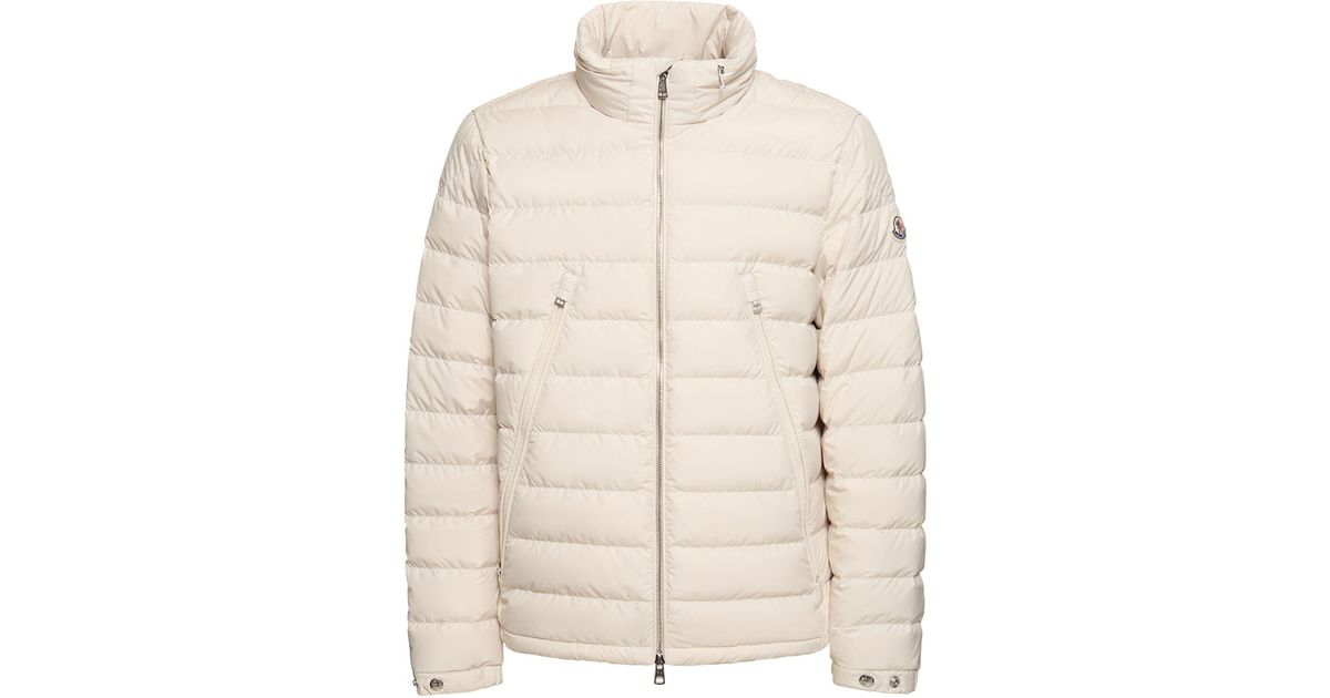Moncler Alfit Tech Down Jacket in Natural for Men Lyst UK
