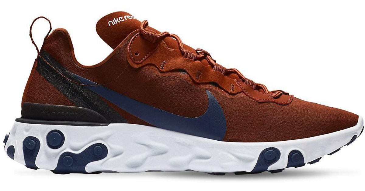 nike react element 55 burgundy