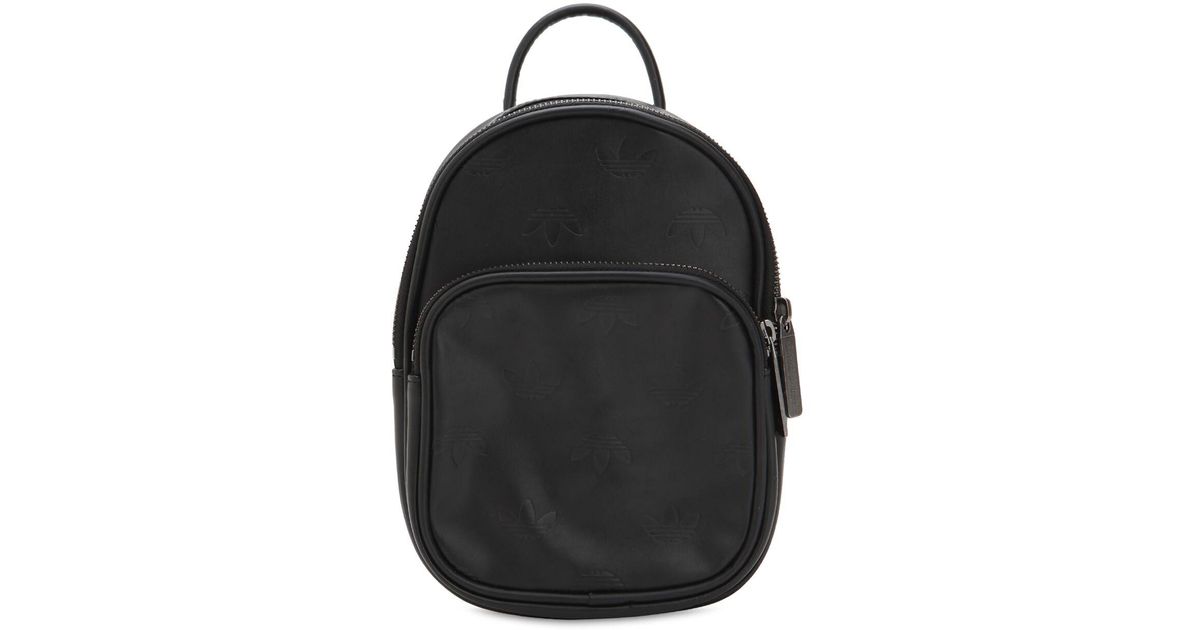 adidas originals classic mini faux leather backpack