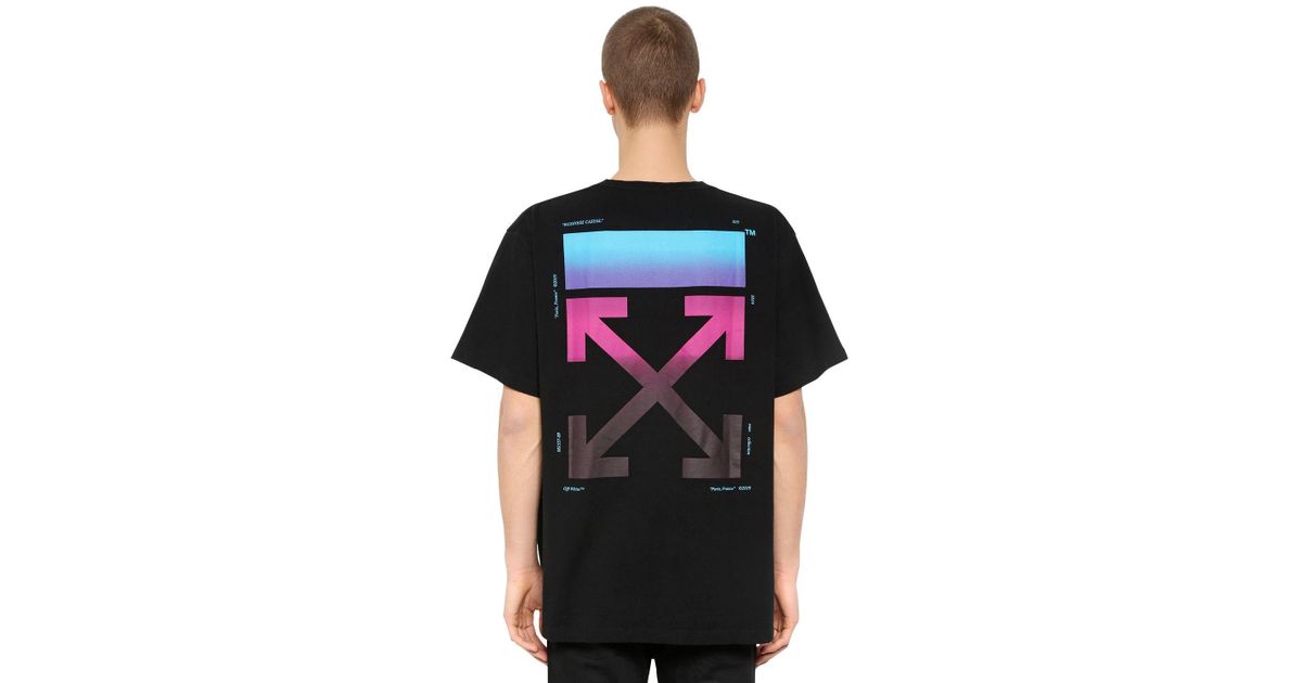 off white gradient arrow tee