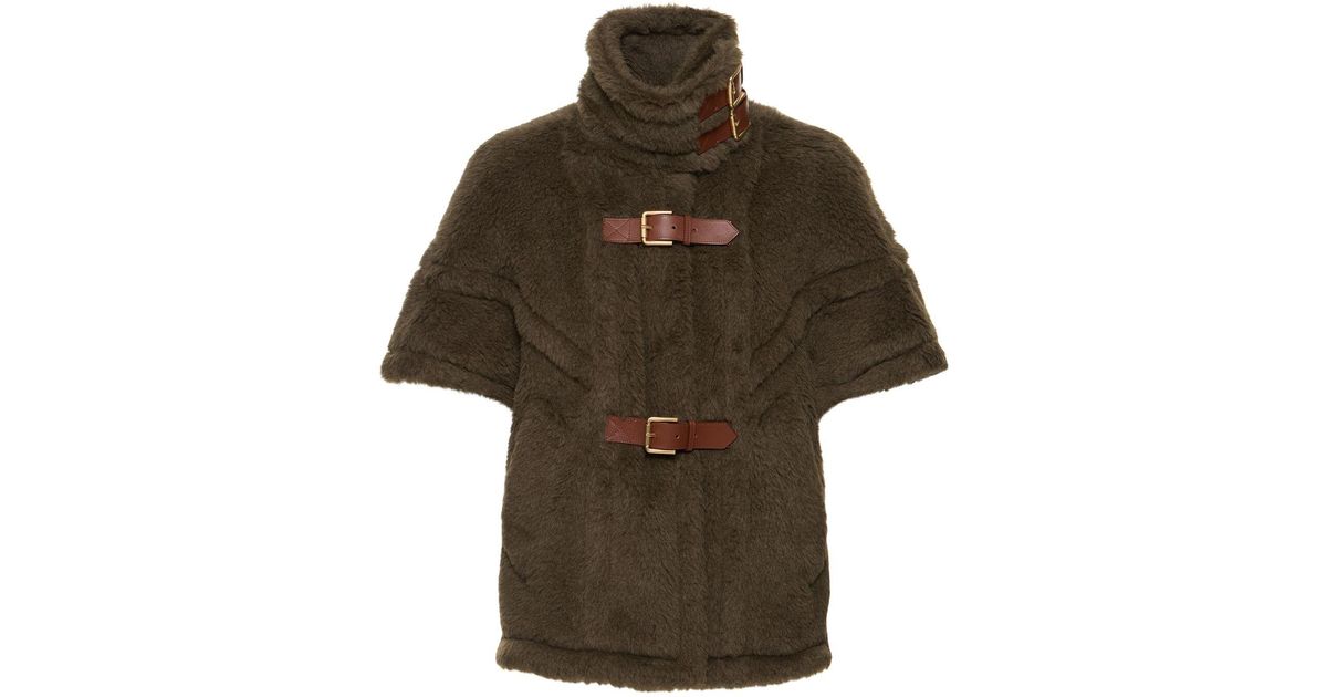 MAX MARA【関税送料込】LVR Exclusive New Rodanoo テディケープ Max Mara Lvr Exclusive New Rodanoo テディケープ ブラウン | Lyst