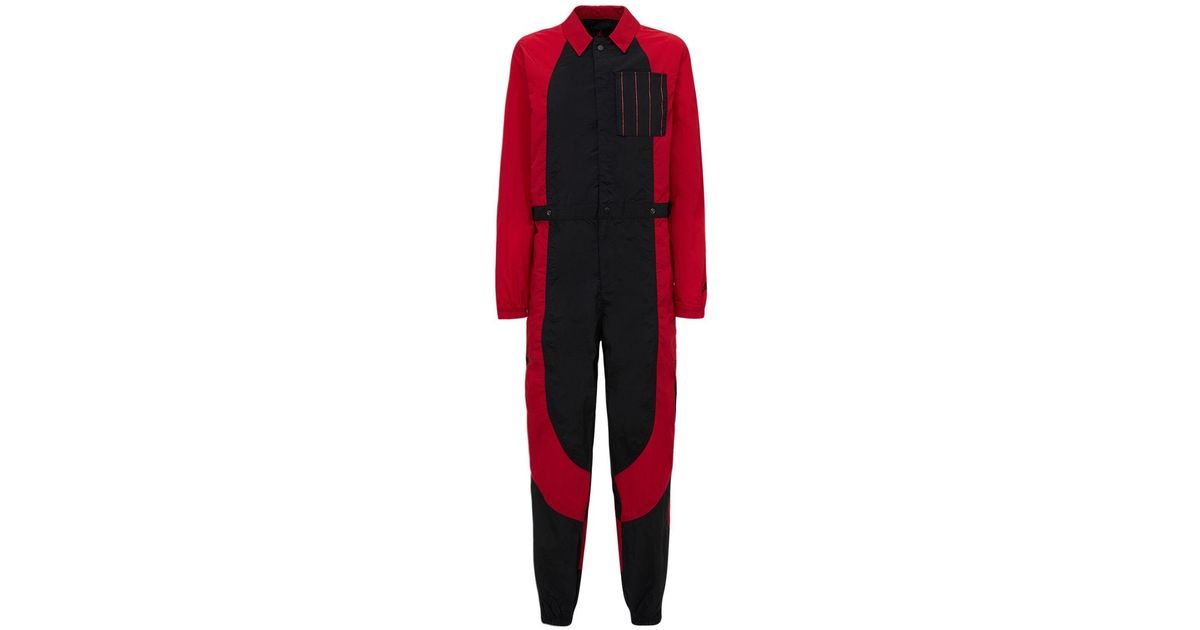Nike Jordan Flight Heritage Jumpsuit in Red Lyst UK