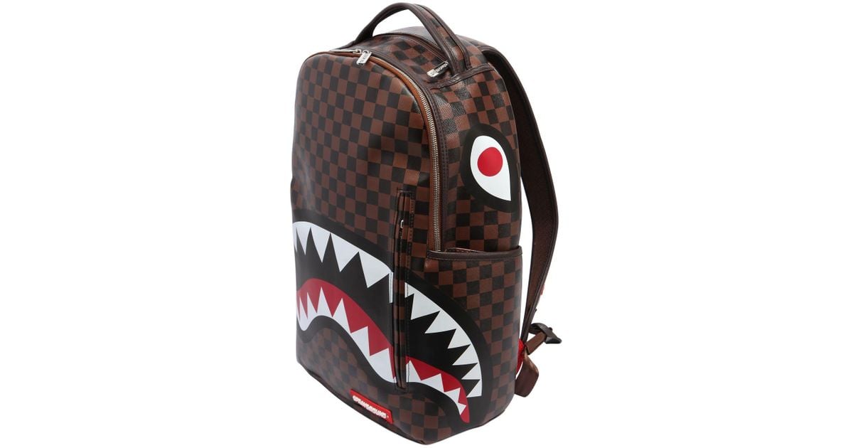 Sprayground Shark In Paris Faux Leather Backpack for Men - Lyst