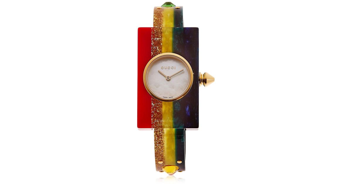 Gucci Vintage Plexiglass Watch - Lyst