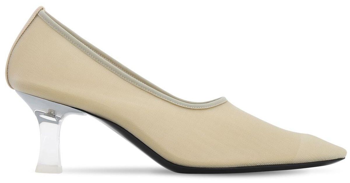 the row sharp leather pumps