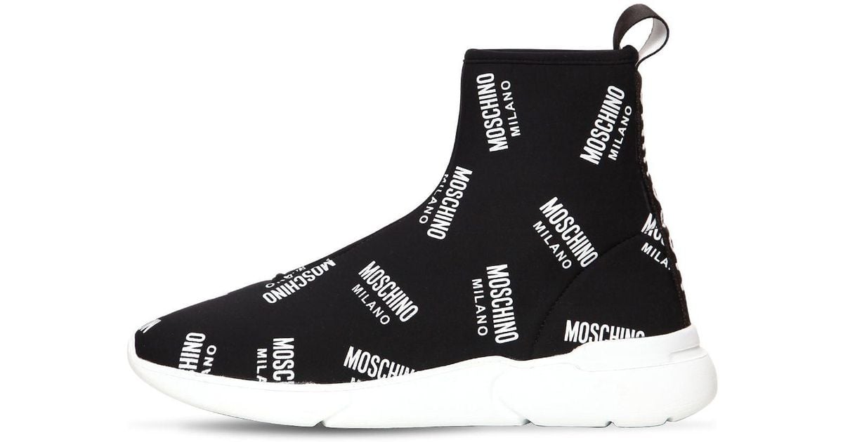 moschino sock sneaker