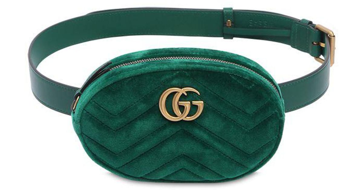 green velvet gucci bag