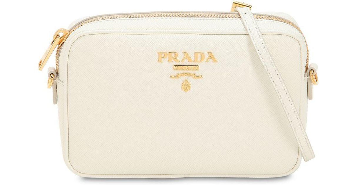 prada white camera bag