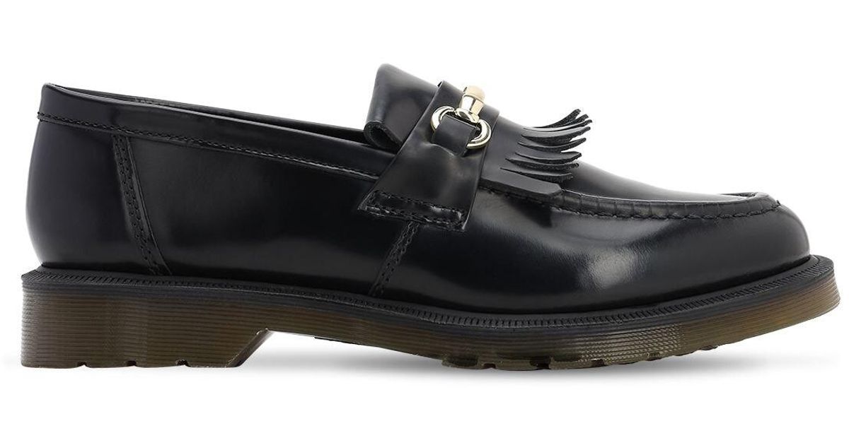 black adrian snaffle loafer