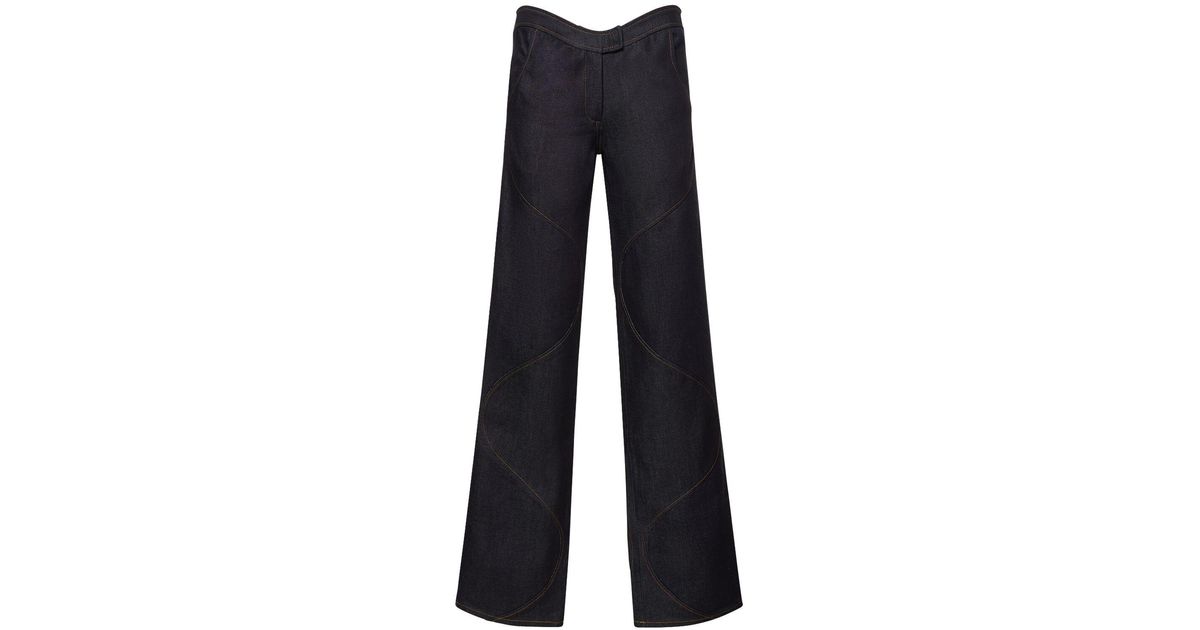 Hyn Cotton Low Rise Wide Pants