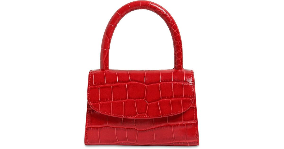 red croc handbag