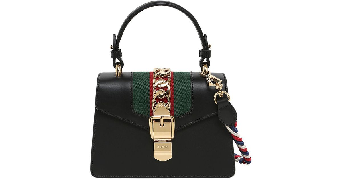 gucci small sylvie leather shoulder bag