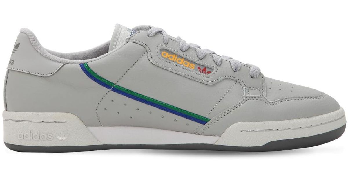 adidas Originals Leather Continental 80 Trainers in Grey (Gray) for Men -  Save 28% | Lyst