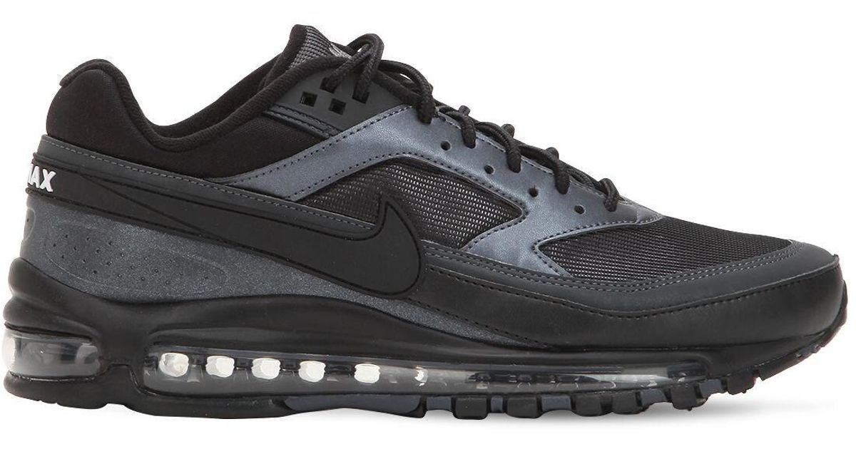 Nike Leather Air Max 97/bw Sneakers in Black for Men - Lyst