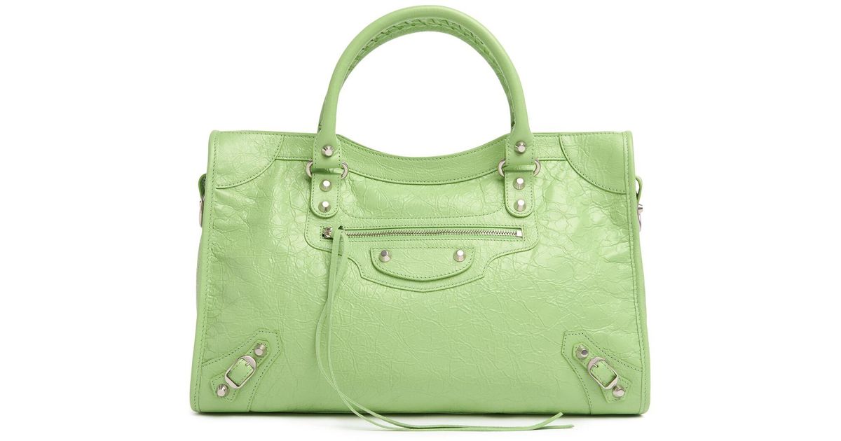 トートバッグ BALENCIAGA LE CITY MEDIUM TOTE BAG IN ARENA LEATHER Balenciaga - Le City Medium Arena Textured-Leather Tote