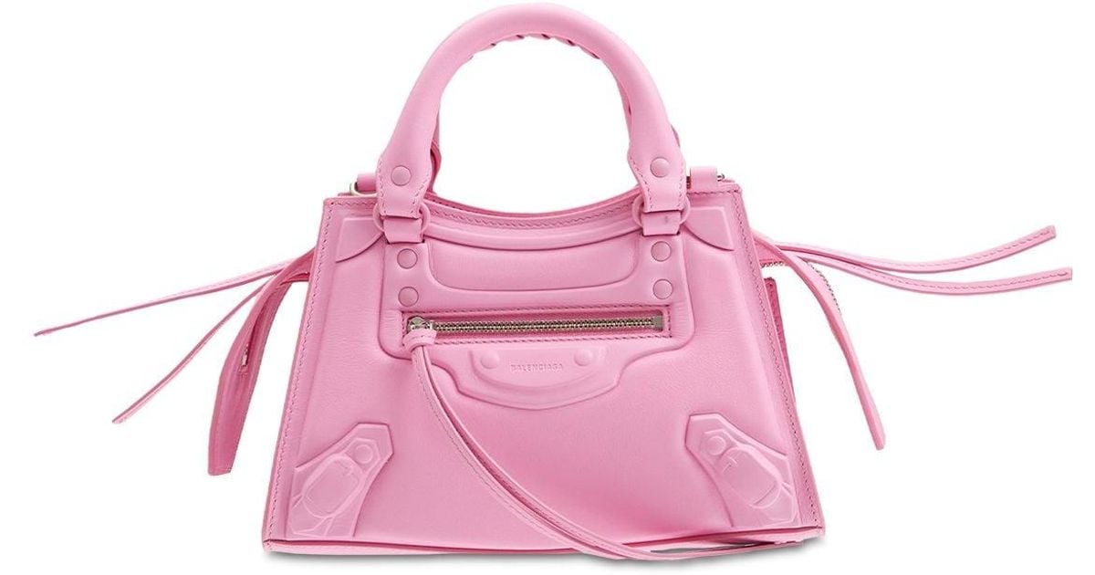 Neo classic leather handbag Balenciaga Pink in Leather - 30879645