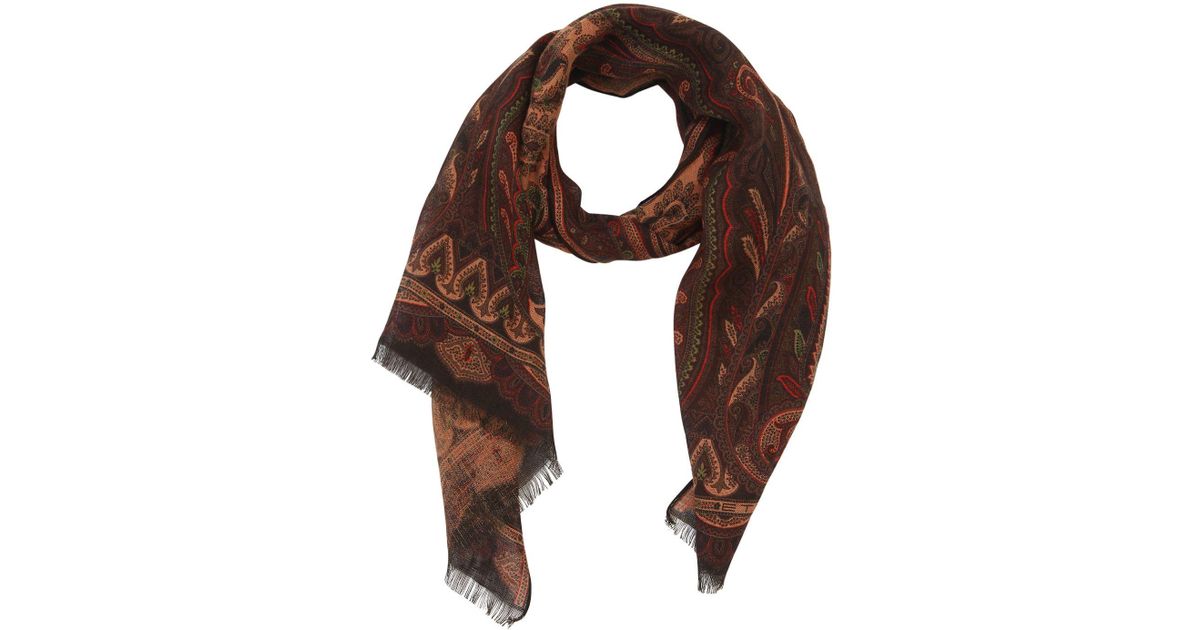 etro linen scarf