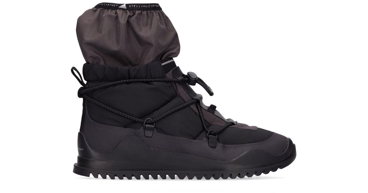 adidas By Stella McCartney Synthetic Asmc Winter Cold Ready Boots in Black | Lyst UK