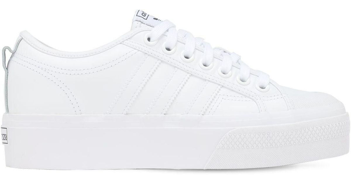 nizza platform shoes leather
