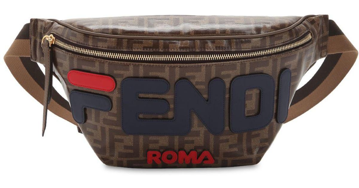 Fendi Mania Roma Patent Leather Belt 