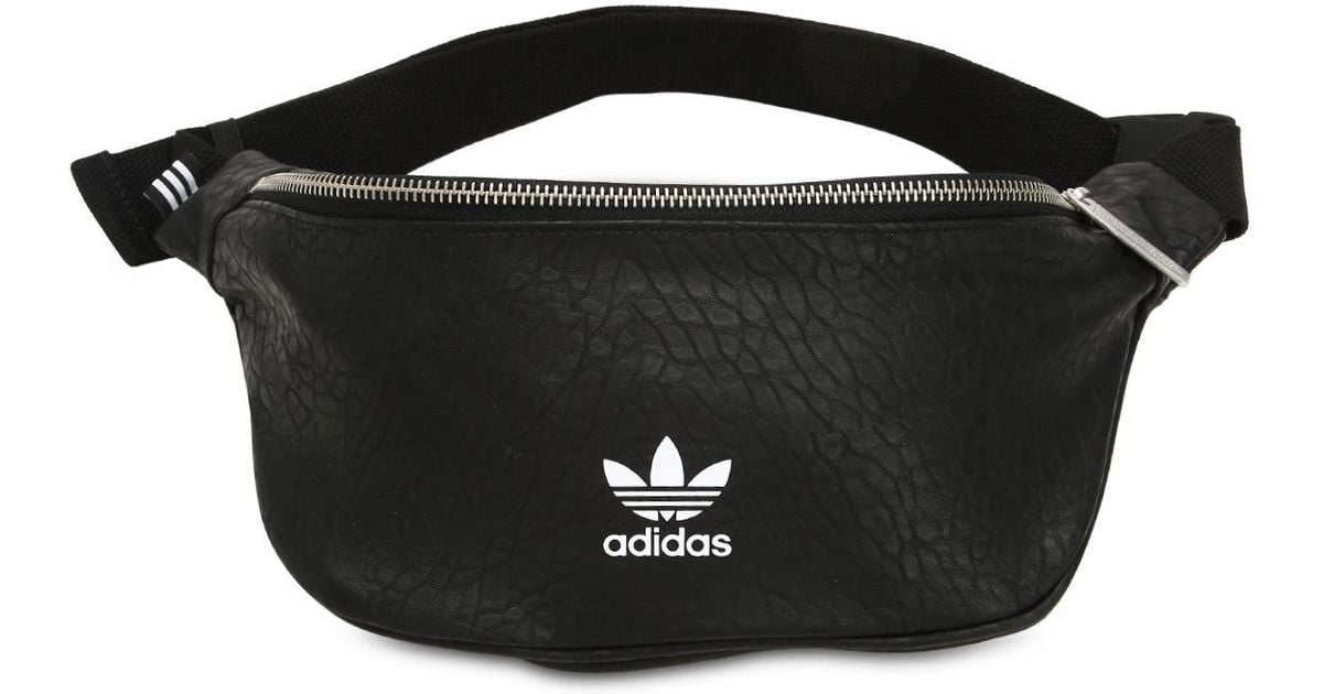 adidas faux leather belt bag