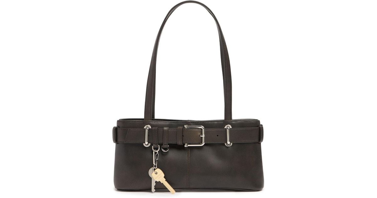 OSOI Mini Brocle Leather Shoulder Bag in Black | Lyst
