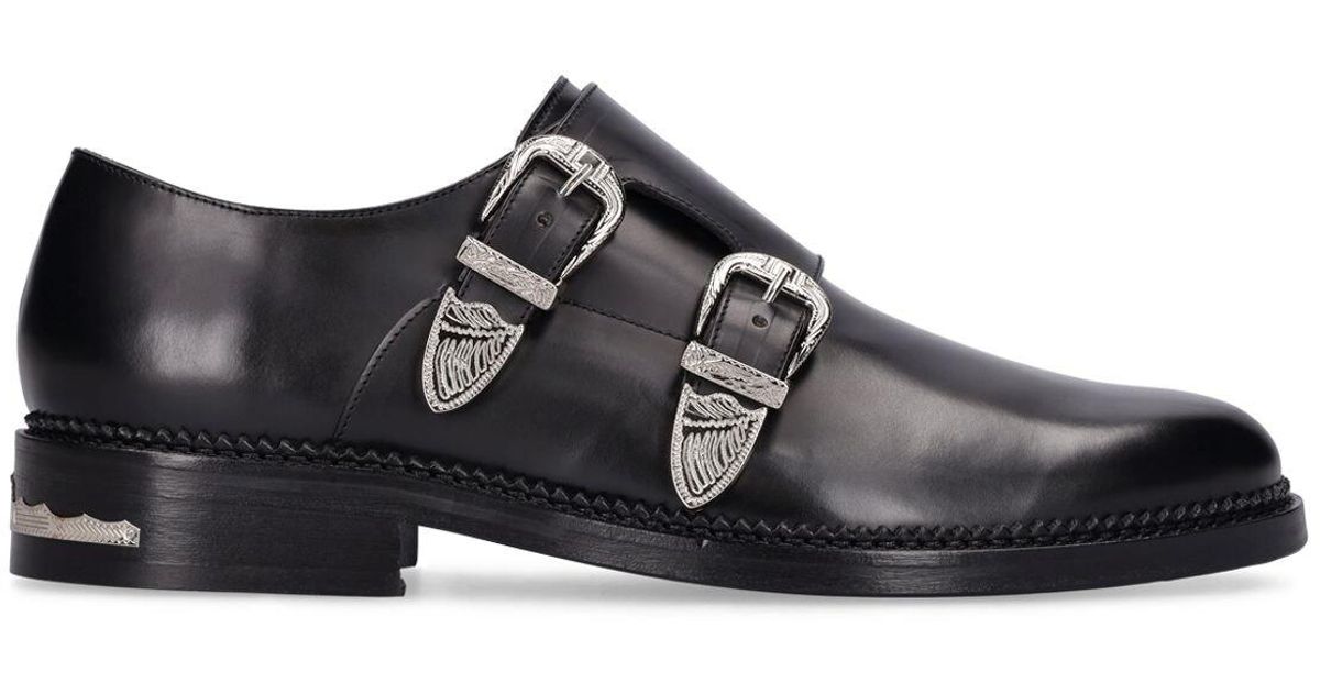 Toga Virilis Polido Leather Shoes in Black for Men | Lyst UK