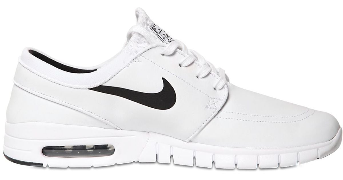 janoski white leather shoes