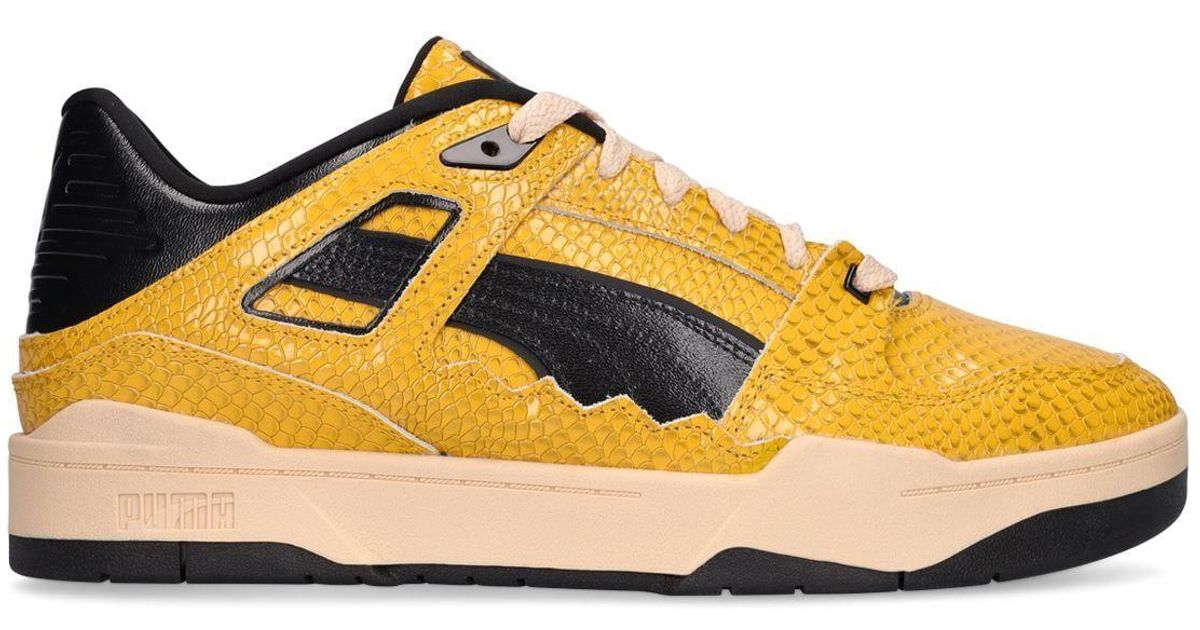 PUMA Staple Slipstream T Sneakers in Yellow for Men | Lyst