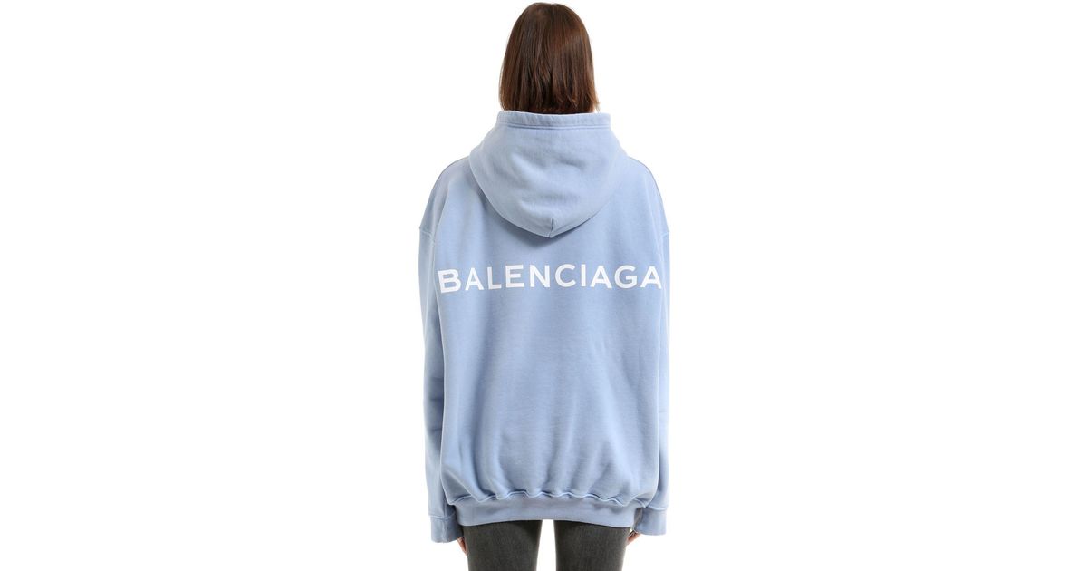 baby blue balenciaga hoodie