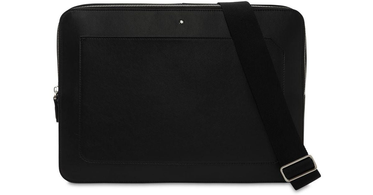 Montblanc Meisterstuck Urban Laptop Case in Black for Men | Lyst