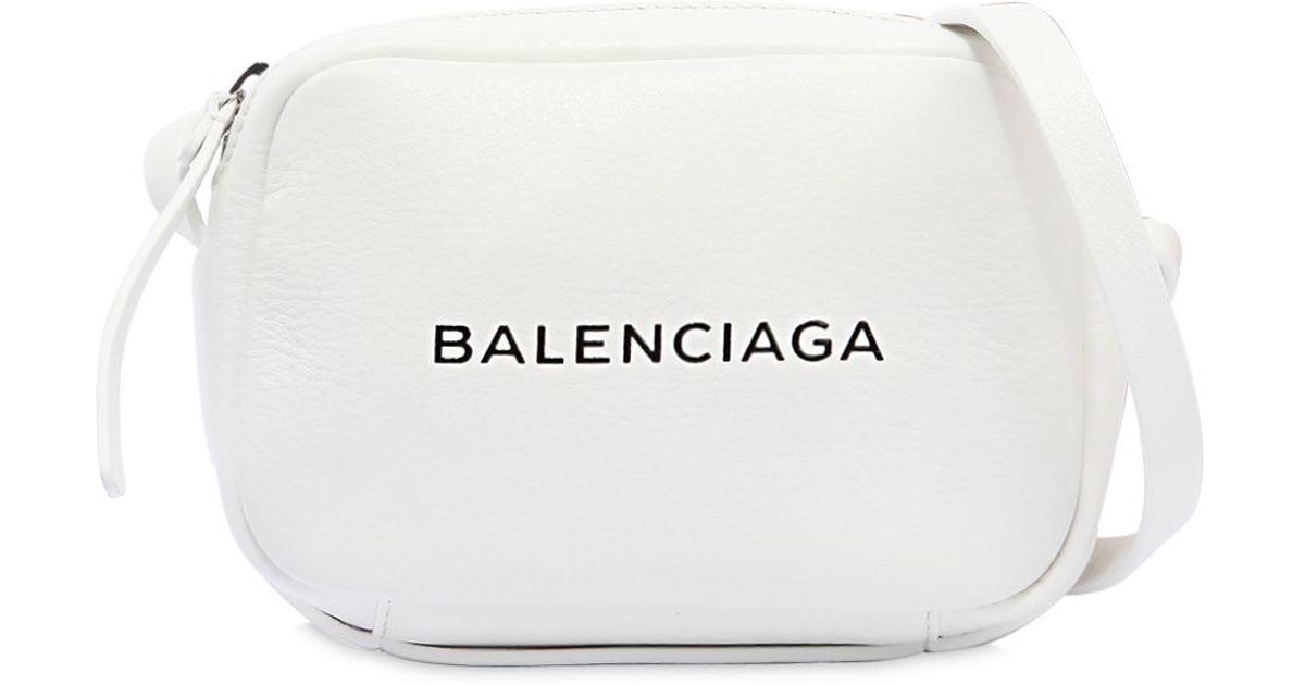 balenciaga camera bag white