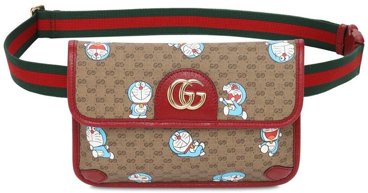 gucci doraemon belt bag