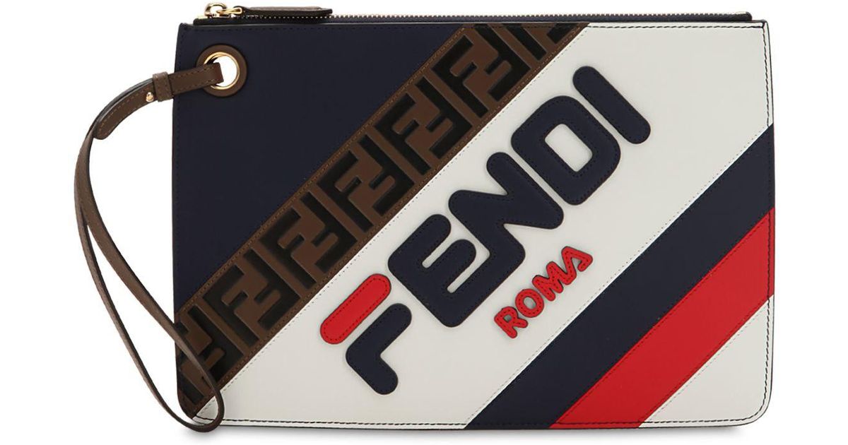fendi roma clutch