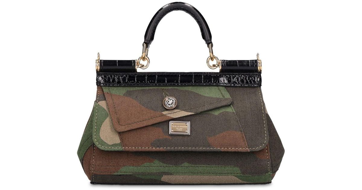 Dolce & Gabbana Mini Dauphine New Sicily Top Handle Bag Lyst UK
